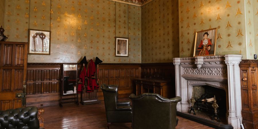 The Mayors Parlour at Rochdale Town Hall.